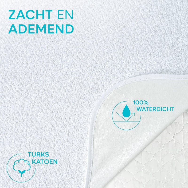 Twinzen vízhatlan matracvédő 120x200 cm pamut légáteresztő