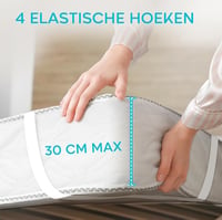 Twinzen vízhatlan matracvédő 120x200 cm pamut légáteresztő 6