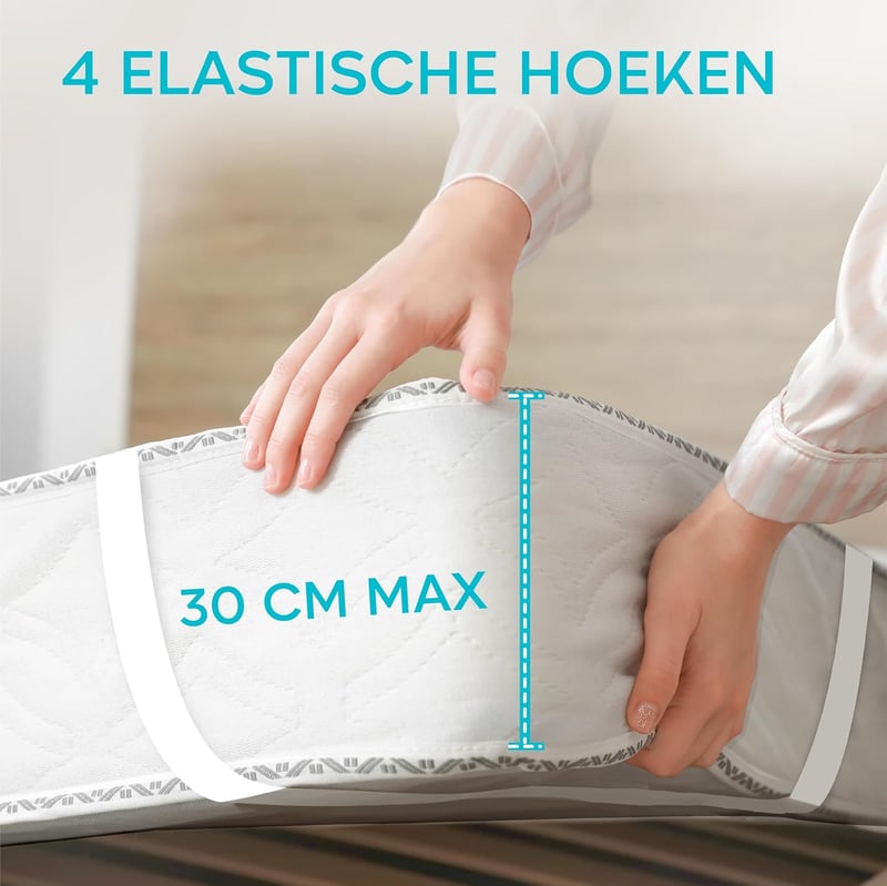 Twinzen vízhatlan matracvédő 120x200 cm pamut légáteresztő