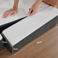 Skladací matrac Twirest, 4-dielny, 120x195x15 cm, matrac pre hostí, skladací penový matrac 4