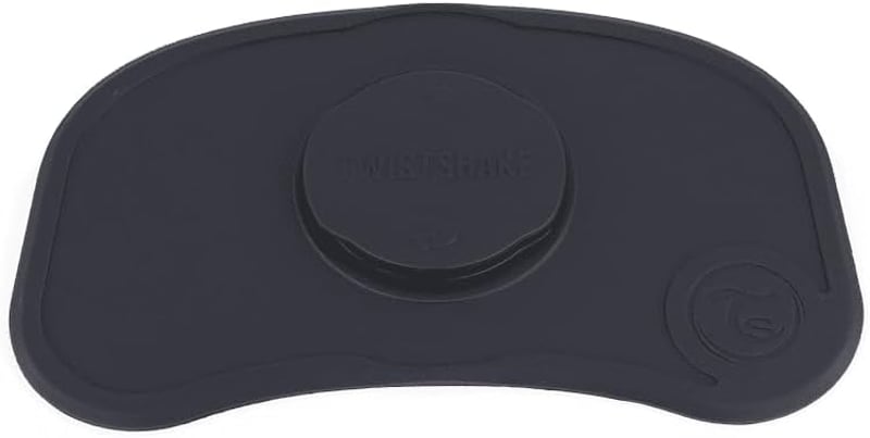 Twistshake Click Mat Mini szilikon tányéralátét babáknak, 31x17 cm, BPA-mentes, fekete