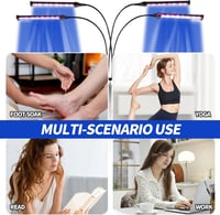 TWSOUL Otthoni Szoláriumlámpa 460-490 NM, 60W Kék Fény, 432 LED, Arcra és Testre 8