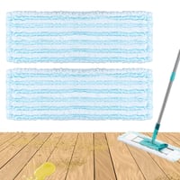 TXErfolg Náhradný návlek na mop pre Leifheit Profi XL Micro Duo a Cotton Plus, 42 cm, 2 ks, z mikrovlákna, na dlažbu a laminát 1