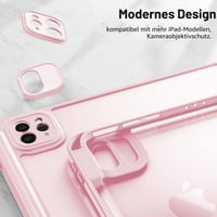 Puzdro TXWLLIU pre iPad Pro 11" 2022/2021/2020/2018 a Air 11" M3/M2 2025/2024, ultratenké ľahké ochranné puzdro, funkcia Auto Sleep/Wake, ružové 3