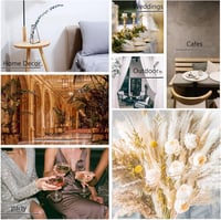 Tycons Pampas Grass 80 db Száraz Virág Dekoráció Boho Stílusú Lakáshoz 7