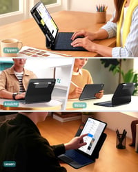 Ochranné puzdro s klávesnicou typecase Edge+ pre iPad Air 11" / iPad Air 5 / 4. generácie – Puzdro s integrovanou klávesnicou 4