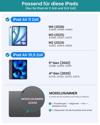 Ochranné puzdro s klávesnicou typecase Edge+ pre iPad Air 11" / iPad Air 5 / 4. generácie – Puzdro s integrovanou klávesnicou 2