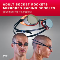 TYR Socket Rocket 2.0 felnőtt úszószemüveg - Unit size, transparent 2