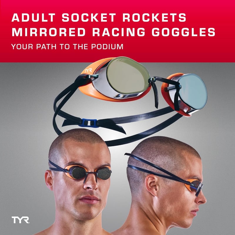 TYR Socket Rocket 2.0 felnőtt úszószemüveg - Unit size, transparent