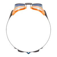 Ochelari de înot TYR Tracer Socket Rocket Mirror 2.0 - Lentile cu efect de oglindă, Portocaliu, LGL2M 2
