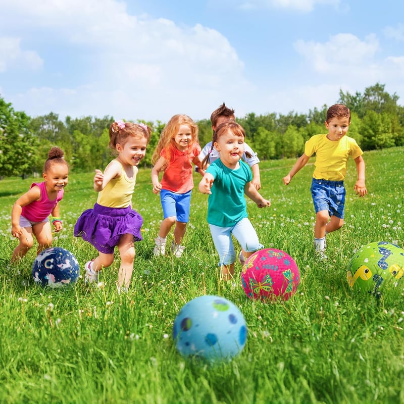 U&C Planet Labdakészlet 15-21 cm Gumilabdák Pumpával Gyerekeknek