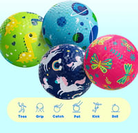 U&C Planet Labdakészlet 15-21 cm Gumilabdák Pumpával Gyerekeknek 3