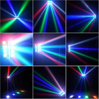 U`King Spider Moving Head 8x10W RGBW LED Fénysugár DMX Diszkó Színpadi Lámpa 2