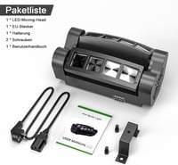 U`King Spider Moving Head 8x10W RGBW LED Fénysugár DMX Diszkó Színpadi Lámpa 8
