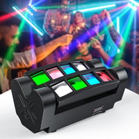 U`King Spider Moving Head 8x10W RGBW LED Fénysugár DMX Diszkó Színpadi Lámpa 1