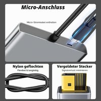 UANTIN DisplayPort–HDMI elosztó 3 monitorhoz MST Hub, 4K 60Hz, 1 DP – 3 HDMI kimenet 7