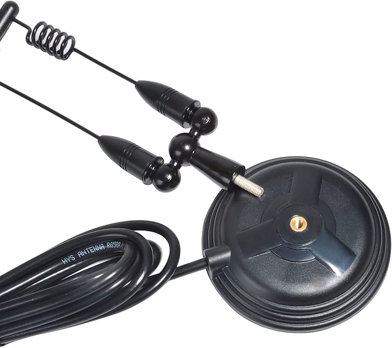 UAYESOK VHF/UHF Duál sávos autós rádió antenna mágneses talppal