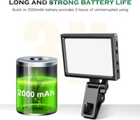 UBeesize USB-s Gyűrűlámpa Laptop Webkamera Videokonferencia Fényerősség Szabályozható 3