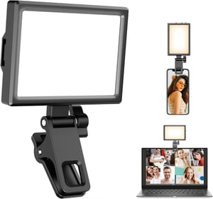 UBeesize USB-s Gyűrűlámpa Laptop Webkamera Videokonferencia Fényerősség Szabályozható – 2 db-os csomag