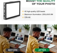 UBeesize USB-s Gyűrűlámpa Laptop Webkamera Videokonferencia Fényerősség Szabályozható 6