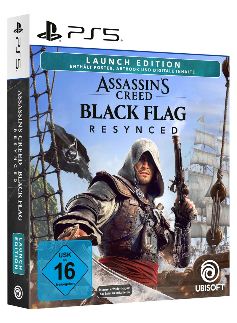 Akčná hra Ubisoft Assassin's Creed Black Flag Resynced Launch Edition pre hernú konzolu PlayStation 5 (PS5)