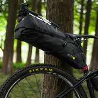 UBORSE Vodotesná podsedlová brašna na bicykel 13L Bikepacking taška na MTB a cestný bicykel 5