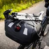 UBORSE Vodotesná podsedlová brašna na bicykel 13L Bikepacking taška na MTB a cestný bicykel 8