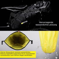 UBORSE Vodotesná podsedlová brašna na bicykel 13L Bikepacking taška na MTB a cestný bicykel 2