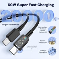 UCALMA 45W USB-C Gyorstöltő Samsung Galaxy S25/S24 + 2m Kábel 4