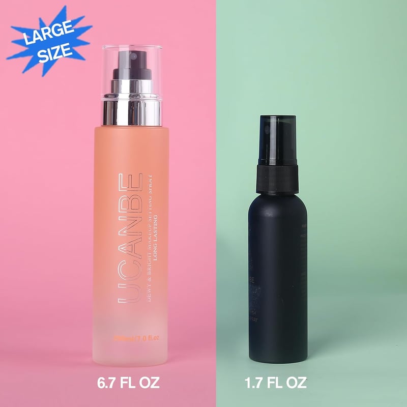 UCANBE Fixáló Spray 200ml - Tartós Smink Fixálás, Hidratáló, Könnyű Formuláció