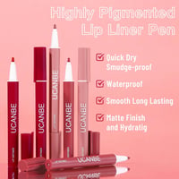UCANBE Lipliner szett 3 szín vízálló hosszantartó matt ajakkontur ceruza 5