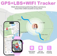 Ucani 4G Gyerek Okosóra GPS-sel, Videohívás, SOS, Iskolai Mód, Lépésszámláló 3