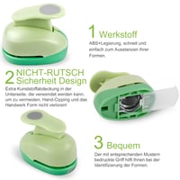 UCEC Nagy Kör Lyukasztó 7,6 cm (3 inch) - Papír Kivágó Eszköz Kézműveskedéshez, DIY Kártyákhoz, Scrapbookingho 4