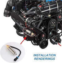 Uenopedin MJ Elektromos Üzemanyag Szivattyú Mercruiser 4.3L 5.0L 5.7L V6 V8 Motorhoz 5