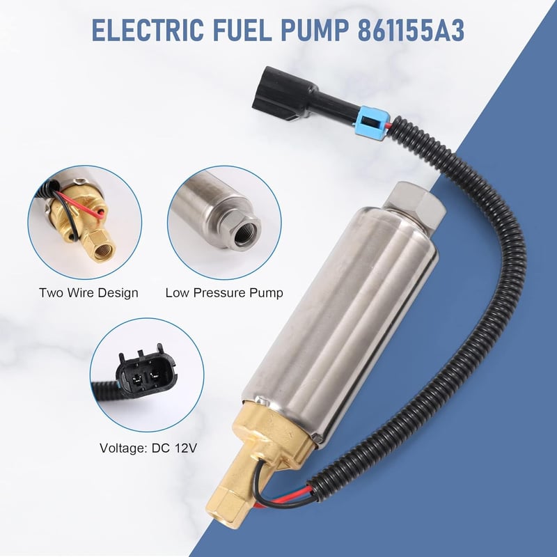 Uenopedin MJ Elektromos Üzemanyag Szivattyú Mercruiser 4.3L 5.0L 5.7L V6 V8 Motorhoz