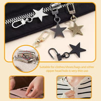 Set 20 cursori fermoar metalic UESDU, 5 culori, pentru geci, valize, cizme 4