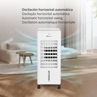 Ufesa Narvik isparivački hladnjak zraka 65W, spremnik od 5L, 3 brzine, 3 načina rada, dodirna ploča, ionizator, timer od 12 sati, perivi filtar, daljinski upravljač 5
