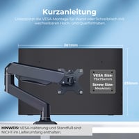 Prenosný monitor UFYQL, 15,6", FHD IPS, USB-C & HDMI, s ochranným puzdrom, kompatibilný s VESA 8