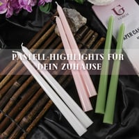 Set 6 Lumânări Roz, Lumânări Conice, 7 Ore Timp de Ardere, Decor pentru Masă 3