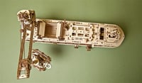UGEARS Explorer Hajó 3D Fa Puzzle - Mechanikus Modellépítő Készlet Felnőtteknek - research vessel 4