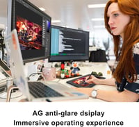 UGEE U1600 Grafikus Rajztábla Monitor 15,4" FHD Teljesen Laminált Kijelzővel, 90% NTSC, Windows/Mac/Android/Linux/OSU Kompatibilis Digitális 2