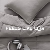 Súprava prehozu na posteľ UGG Devon 32544, 2-dielna – ultrajemná luxusná posteľná bielizeň, obojstranná prikrývka a dve obliečky na vankúše, sivá, možno prať v práčke, hotelový štýl 6