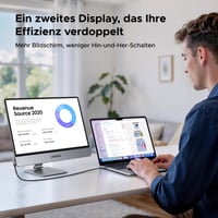 Prenosný monitor UGREEN 2,5K 16 palcov IPS 2560x1600 165Hz HDR400 500 nitov 100% sRGB s magnetickým stojanom USB-C Mini HDMI Mac notebook PS5 Switch 5