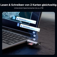 UGREEN 2 az 1-ben USB-C / USB 3.0 SD és Micro SD kártyaolvasó 4