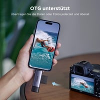 UGREEN 2 az 1-ben USB-C / USB 3.0 SD és Micro SD kártyaolvasó 6