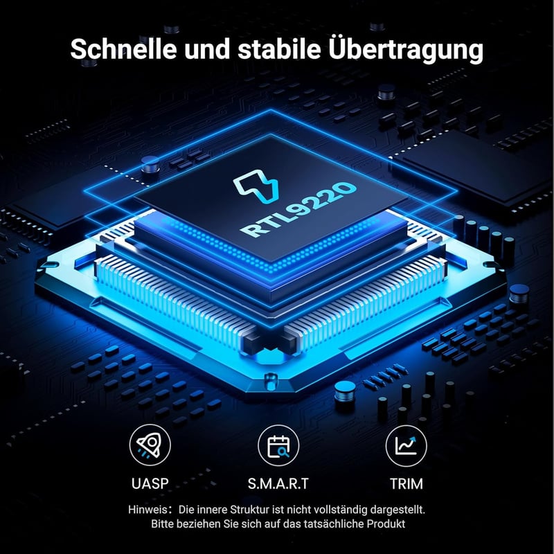 UGREEN 20Gbps NVMe SATA SSD ház USB-C 3.2 Gen 2x2, M.2 2280/2242/2230 kompatibilis