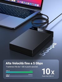 Carcasă externă UGREEN pentru hard disk de 3,5 inchi, 20TB, USB 3.0, UASP, 5Gbps, pentru unități HDD și SSD SATA I II III, cu sursă de alimentare, pentru WD, Toshiba, Seagate 3