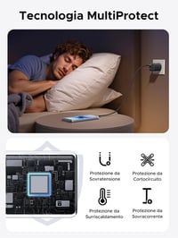 UGREEN 45W GaN USB-C hálózati töltő, 5 port, PD/PPS gyorstöltés 5