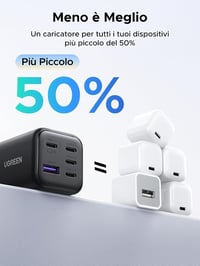 UGREEN 45W GaN USB-C hálózati töltő, 5 port, PD/PPS gyorstöltés 4