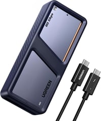 UGREEN 80Gbps M2 SSD Ház Intel JHL9480 Chippel - Thunderbolt 5/4 és USB4 Kompatibilis - MacBook Pro M4, Mac Mini M4 és HP Celeron N4120 Eszk 1